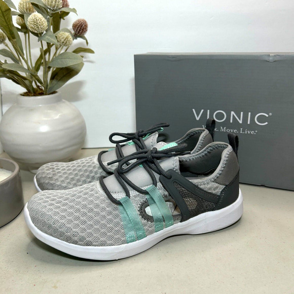 Vionic Adore Active Sneaker Athletic Running Shoes Gray Lace Up Women’s US 6 - Picture 6 of 11